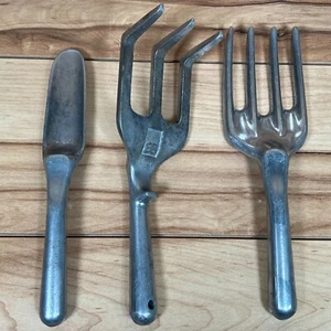 Vintage Set Of 3 pcs. Allen Simpson AS Aluminum Garden Hand Tools Made in Canada - Picture 1 of 18