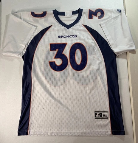 Vintage Terrell Davis #30 Denver Broncos Starter Jersey Men's Size 52 / XL Cover