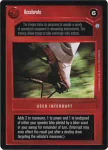 Accelerate (Endor) | Decipher Star Wars CCG | NM/LP - Bild 1 von 1
