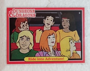 Tarjeta coleccionable Super 7 Dungeons And Dragons exclusiva de SDCC #3 Ride Into Adventure - Imagen 1 de 2