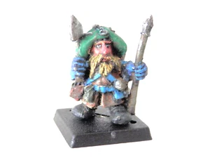 A24 WARHAMMER DWARF ARMY - DWARFS ADVENTURER NARDUR FIGHTER OOP 1985 METAL MODEL - Picture 1 of 2