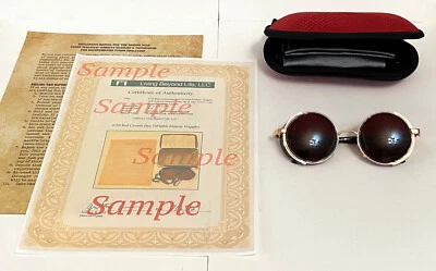 Gafas de tinte de quinolina roja cianina - visión de pesadilla - vista de miedo Foto 1 de 4