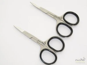 " Niché " Super Affilate Alto Qualità Acciaio Inox Forbici per Unghie Duo Set - Picture 1 of 3