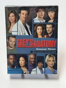 Grey's Anatomy Season 3 Seriously Extended Box Set DVD New Sealed - Bild 1 von 9
