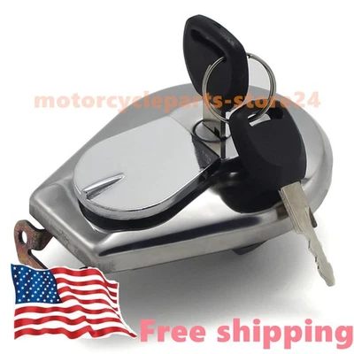 For Honda Gas Fuel Tank Cap Key Set CX650C Custom 83/ CBX750 84-01 17620-MB1-033 - Image 1 of 4