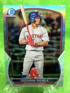 Ceddanne Rafaela - Lunar Glow - 2023 Bowman Chrome #BCP-29 Boston Red Sox - Picture 1 of 11