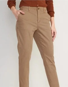 Old Navy High Waisted OGC Chino Khaki Farbe Hose Größe XS - Bild 1 von 8