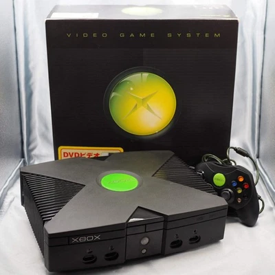 Microsoft Xbox Console system Black Boxed NTSC-J Original Xbox 2001 Tested - Image 1 of 4