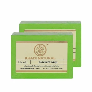 Khadi Natural Herbal Soap Handmade Soap With Essential Oil 125g, Set Of 2 Pcs - Picture 1 of 20