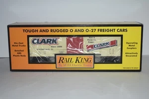 O Scale MTH Rail King 30-30-74095 Clark Candy Bar 40' Single Door Boxcar C53991 - Foto 1 di 7