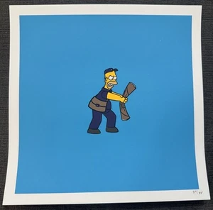 Raid71 Homer Simpson 10x10” Print /85 BNG Mystery Tubes - Picture 1 of 5