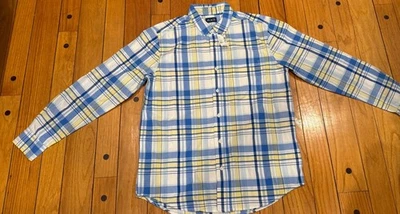 Camisa The Children's Place Adult manga larga a cuadros abotonada mediana - ¡NUEVA CON ETIQUETAS! Foto 1 de 3