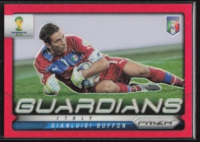 2014 Panini Prizm FIFA World Cup Guardians Red #15 Gianluigi Buffon /149 Italy - Image 1 of 2