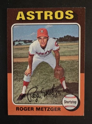1975 Topps - Roger Metzger #541 Astros SS - Image 1 of 2