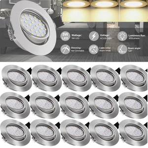 Juego de 6 focos empotrables LED 5W focos empotrables 230V - Imagen 1 de 11