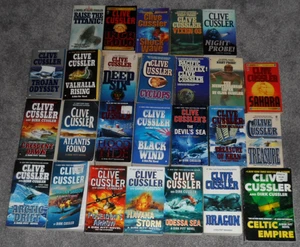 Clive Cussler 26 Book Lot Dark Pitt Series Almost Complete 1-2, 4-5, 7-27 B16 - Picture 1 of 7