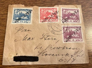 Czechoslovakia 1919 Cover / Unlisted "Doflatit" Overprint - Picture 1 of 3