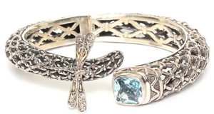 Phillip Gavriel Womens Silver Firefly Cuff Bracelet W1330 - Picture 1 of 7