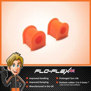 Ford Fiesta MK3 Front Anti-Roll Bar Bushes in Poly Polyurethane-Flo-Flex - Imagen 1 de 3