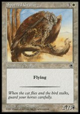 Magic the Gathering MTG Spotted Griffin (28) Portal   LP