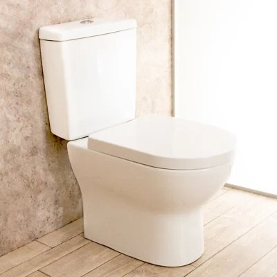 WC con Cassetta Esterna Comfort con Scarico a Pavimento L36xP68xA79cm - Immagine 1 di 4