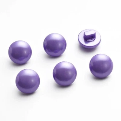 10X DIY Resin Mushroon Shape Half Ball Buttons with Shank Knit Cardigan Sewing - Image 1 of 4