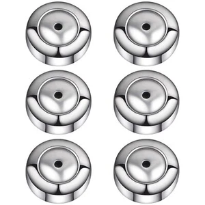 6 Pcs Round Discs Earring Backs for Droopy Ears Stud Pierced Locking Lifters - Picture 1 of 7