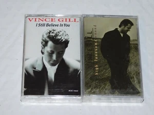 Lot 2 Vince Gill Cassette Tape High Lonesome Sound & I Still Believe In You New - Picture 1 of 2