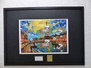 DEATH NYC "GERAHMT" Lithografie ltd. Edit. of 120 "LaughingSnoopy" 3D Siegel COA - Bild 1 von 8