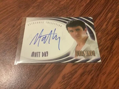 FARSCAPE SEASON 3 AUTO CARD MATT DAY A46 2002 RITTENHOUSE - Image 1 of 2