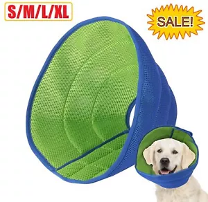 Adjustable Pet Dog Cat Anti-Bite Neck Cone Recovery Circle Protective Collar - Picture 1 of 17