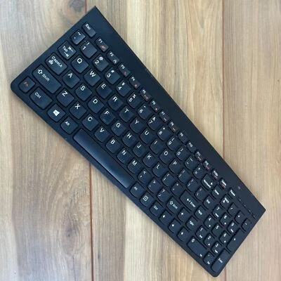 Lenovo SK-8861 Black Portable QWERTY(Standard) Wireless Ultraslim Keyboard - Image 1 of 3