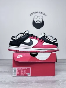 Size 8 - Nike Dunk Low EMB x NBA 75th Anniversary Bulls 2021 DD3363-100 Preowned - Picture 1 of 9