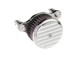 Joker Machine Motorcycle Motorbike High Performance Air Cleaner Finned Chrome - Picture 1 of 2