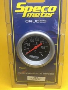 Mechanical water temperature gauge 40-120 C Speco 2-5/8" black 535-24 12' tube - Bild 1 von 3