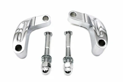 Kit de reubicación de espejo cromado Prime para Harley Davidson de V-Twin Foto 1 de 2