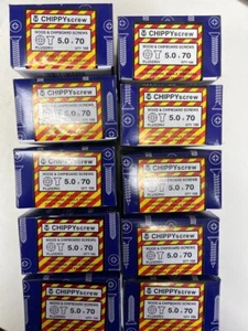 10 Cajas Tornillos ZYP 5mm x 70mm Pozi Avellanado Plusdriv - 1000 Tornillos Madera - Imagen 1 de 24