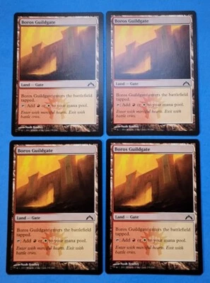 4x Boros Guildgate Gatecrash 2013 Mtg Magic Card Dual Land Gate Mana 239 - Image 1 of 4