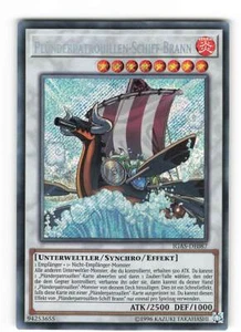 Yugioh PLÜNDERPATROUILLEN-SCHIFF BRANN , igas-de087 Secret Rare deutsch NM 1st - Bild 1 von 2
