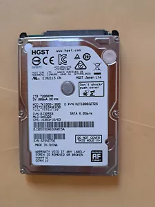 HGST 1TB SATA 2.5" 7200RPM HDD Hard Disk Drive H2T10003272S - Picture 1 of 3