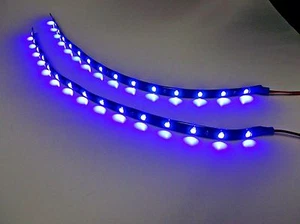 Carro de golf 2 luces flexibles LED azules BBT súper brillantes BBT impermeables 12 voltios - Imagen 1 de 2