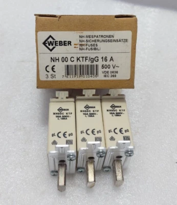 Fusible Weber NH00CKTF/GG 16A 500V - Image 1 of 4