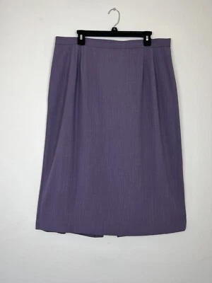 Travis Ayers Women’s Purple Pencil /Straight Skirt ,Knee Length Size 20W F18 - Image 1 of 4