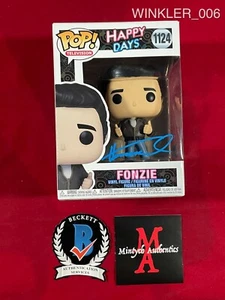 FUNKO POP FIRMADO HENRY WINKLER #1124 FONZIE HAPPY DAYS! ¡AUTENTICIDAD BECKETT! - Imagen 1 de 6