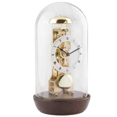 Hermle 23018-030791 Walnut Striking Skeleton Table Clock - Image 1 of 2