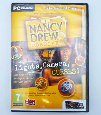 Nancy Drew Dossier: Lights, Camera, Curses! - PC CD-ROM - NEW & SEALED - Image 1 of 2