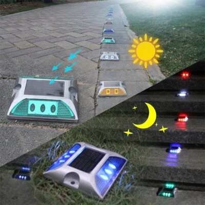 13x Solar Deck Light Outdoor Driveway Light Solar LED Deck Dock Light Step Light - Image 1 of 4