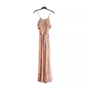 NEW Tigerlily 'Sisandia' 100% Silk Jumpsuit women's size AU 6 US 2 $399 resort - Picture 1 of 22