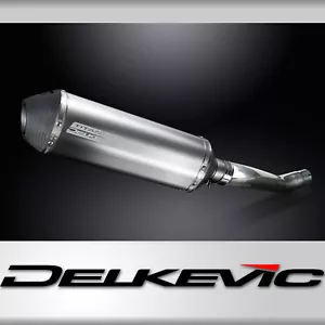 Yamaha TDM850 1991-01 Delkevic Slip On 13.5" X-Oval Titanium Exhaust Muffler Kit - Picture 1 of 5