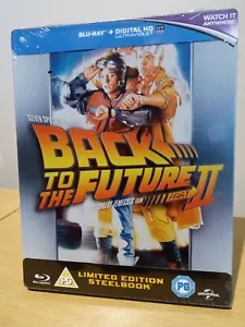 Back To The Future Part 2 Blu Ray Steelbook UK Release NEW & SEALED - Picture 1 of 2